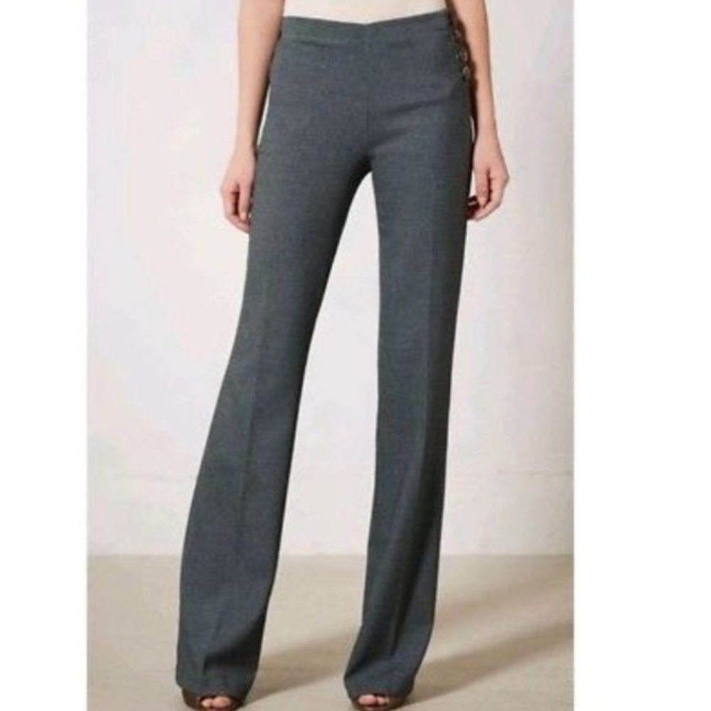 Anthropologie Gray Boot Cut Pants